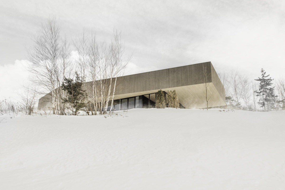 Chevalier Morales Architectes . mountain side single family residence . sutton