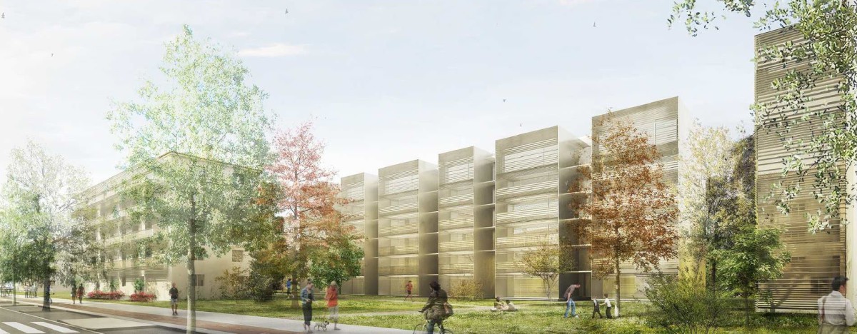 RCR . Jean Moulin housing complex . Le Bouscat Cedex (1)