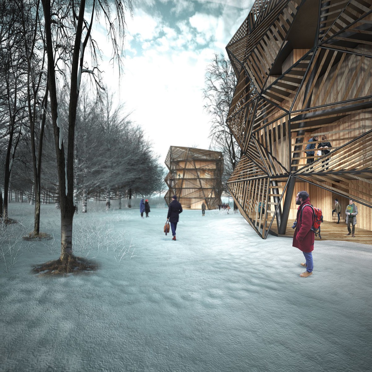 Europan 13 Finland First Prize Wild Synapse Espoo Panels, architecture, competition, flying squirrels, Helsinki, Spain, Mexico, adaptability, student residence, Aalto University, Otaniemi,