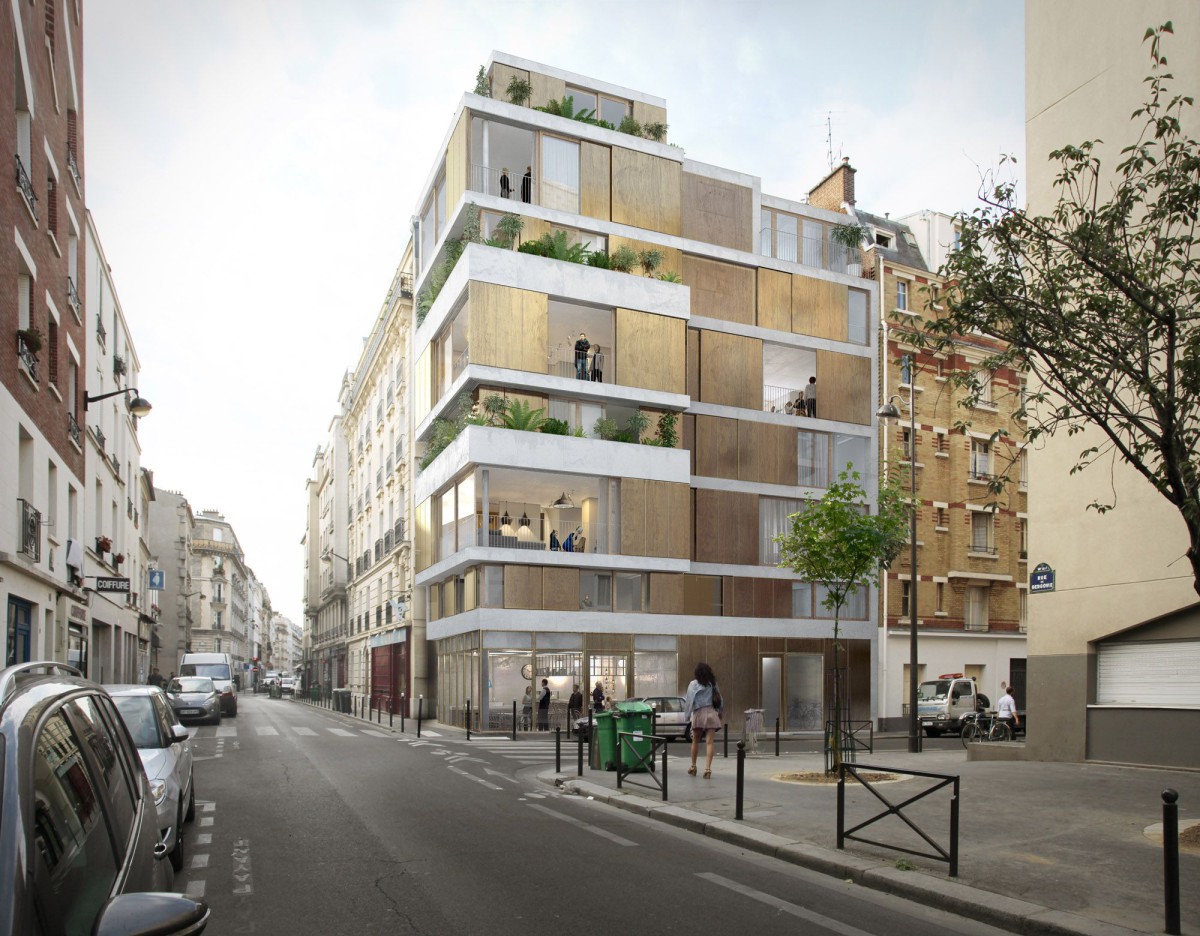 raum . 10 logements pour la RIVP . Paris