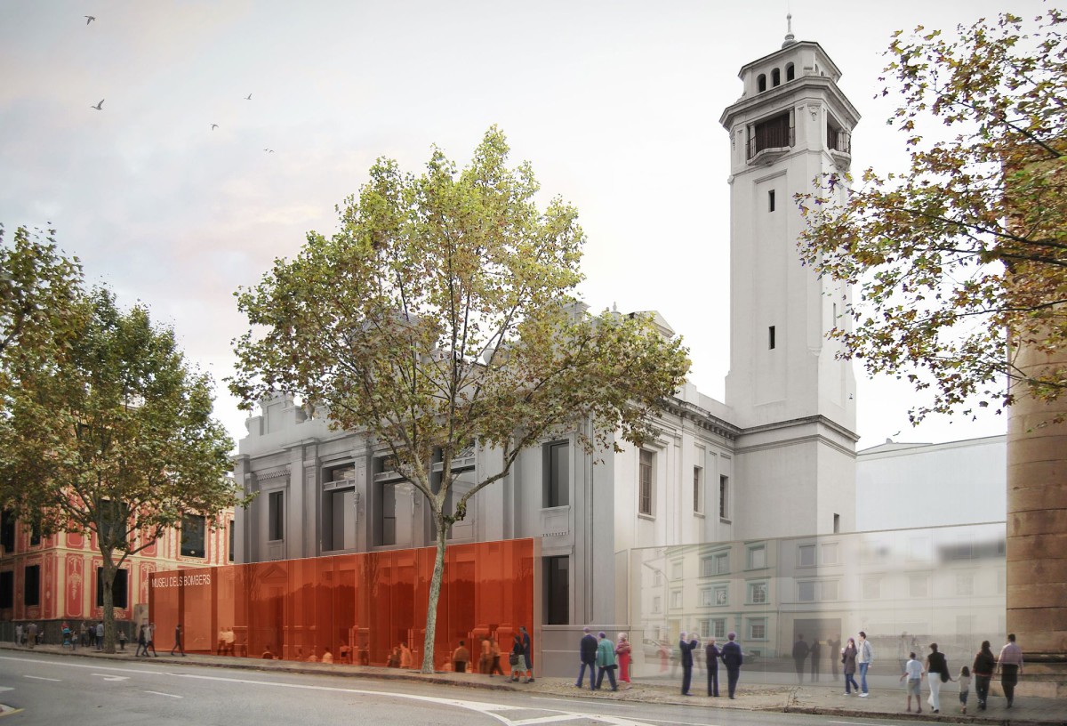 Jubert . Fernández . NUG . Esquius . REFORMA DEL ANTIGUO PARQUE DE BOMBERO DEL POBLE SEC . BARCELONA (1)