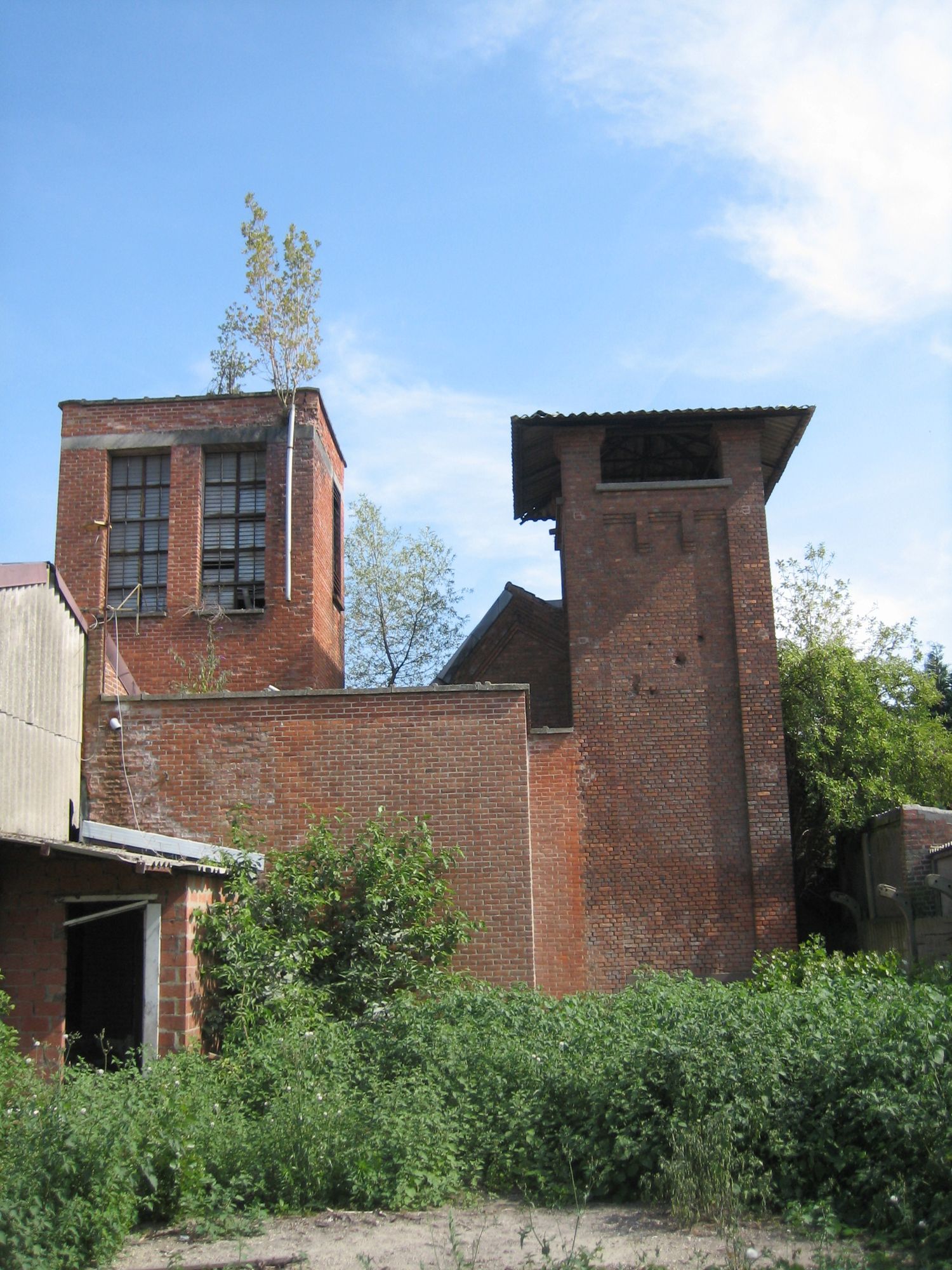 Vandriessche . old factory De Porre econversion to city park . Ghent ...