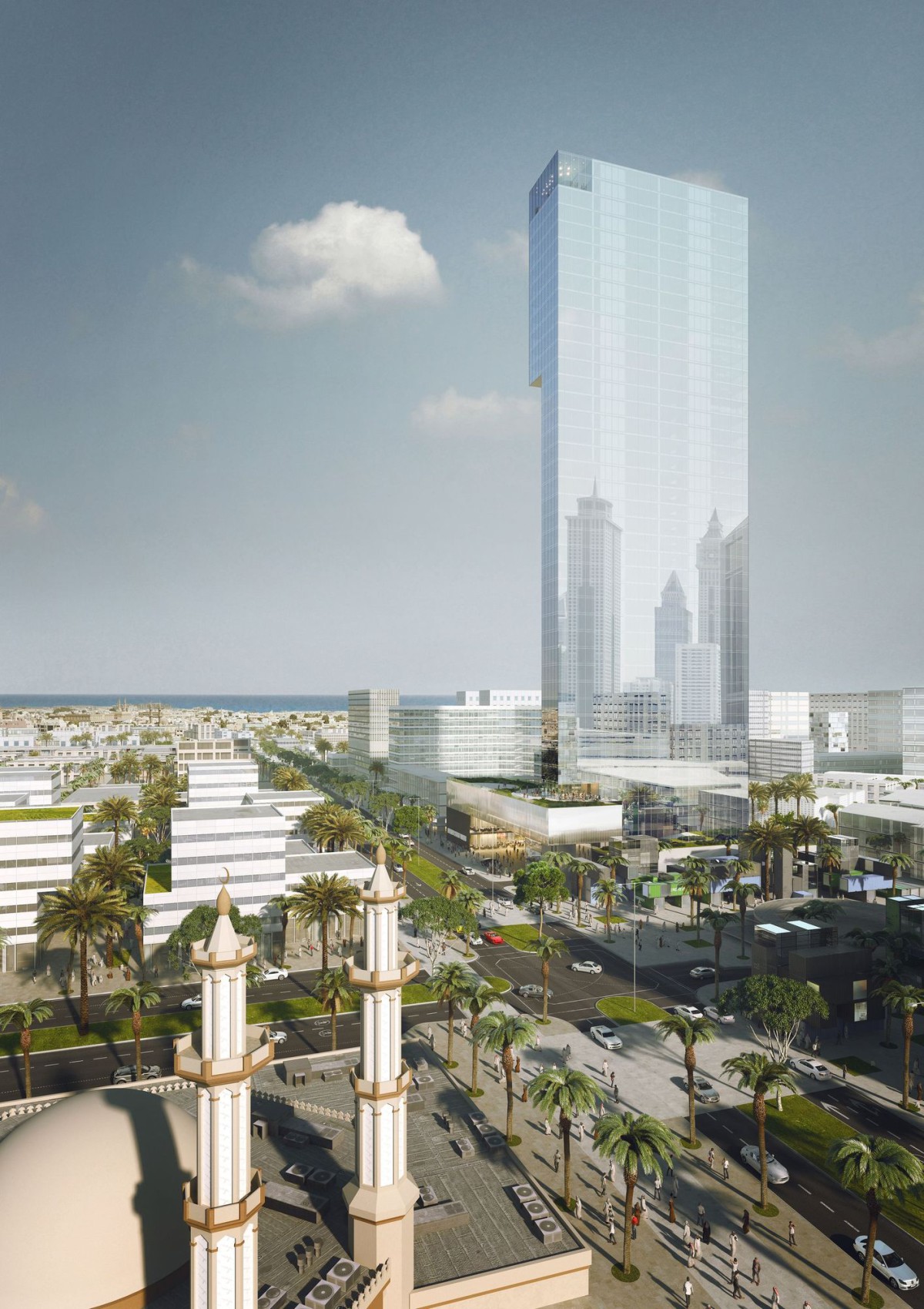 OMA . Theater District Tower . Dubai (1)