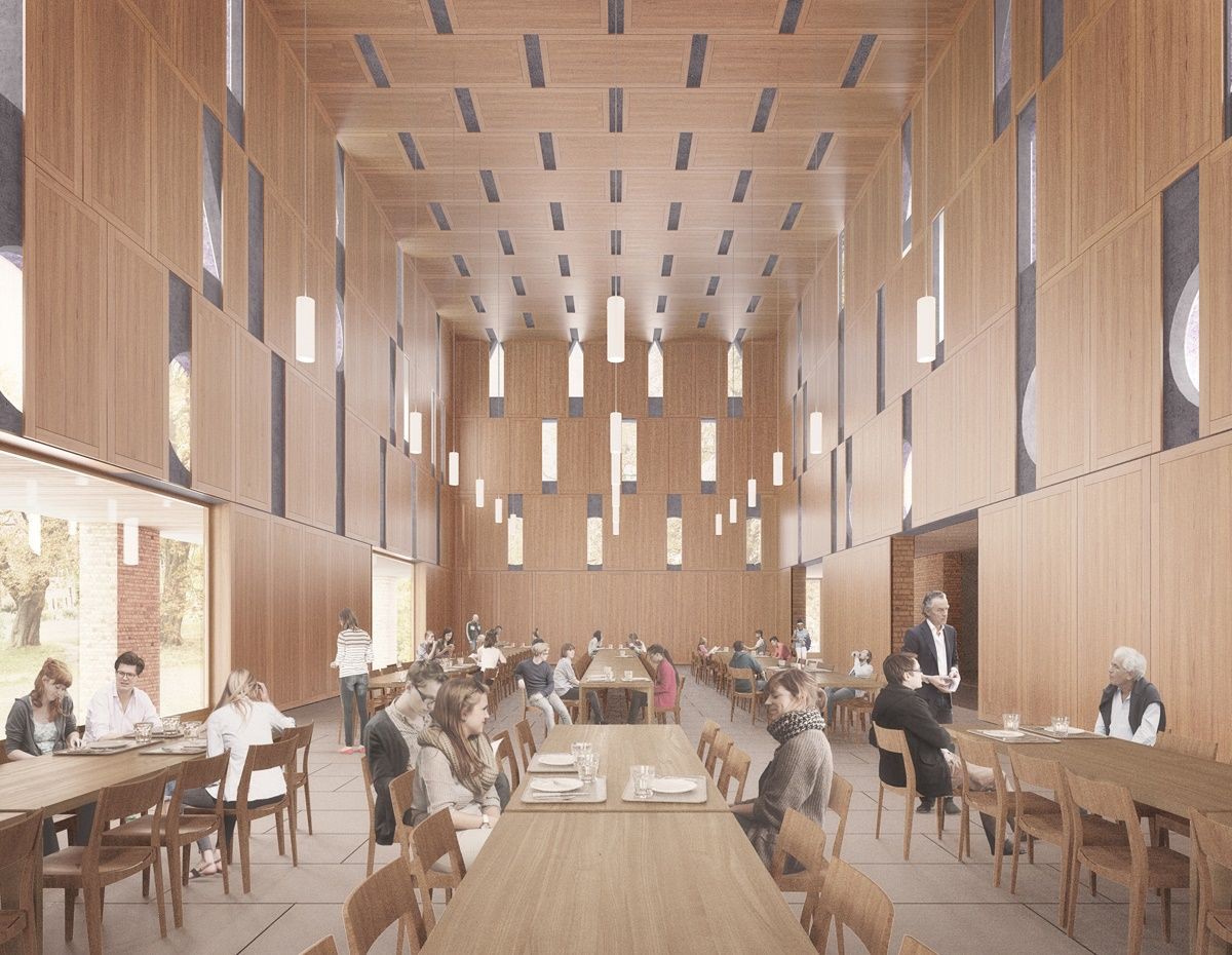 Caruso St John . Homerton College new dining hall . Cambridge 2