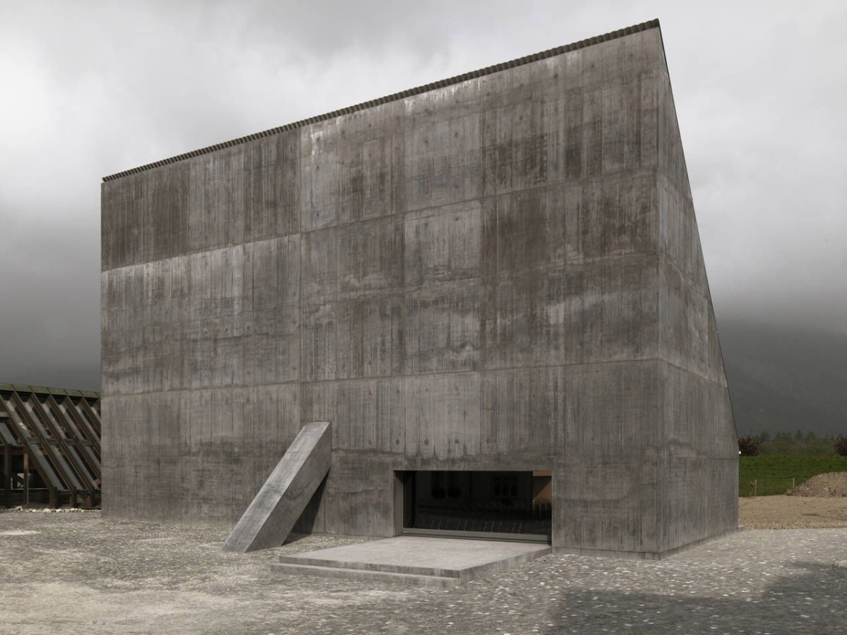 Valerio Olgiati . Plantahof Auditorium . Landquart (1)