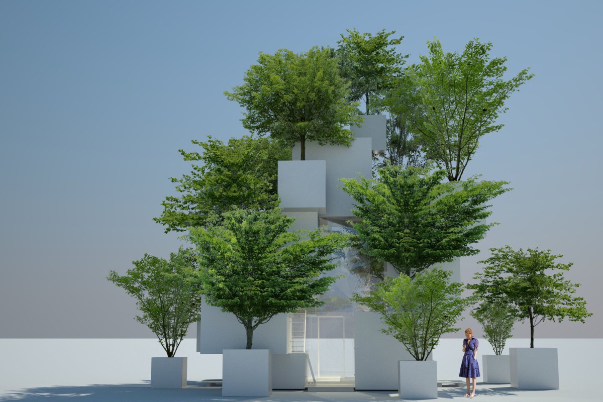 Sou Fujimoto . Stacking Tree-Pots House (1)