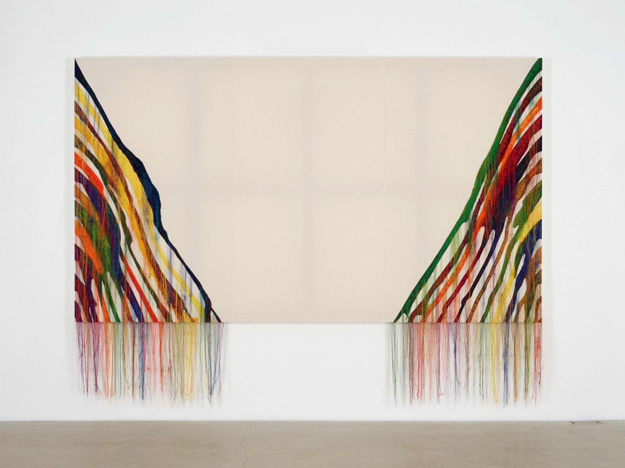 02 Kyungah Ham . Abstract Weave Morris Louis Beta Zeta 1960-61 NB001-01 ...