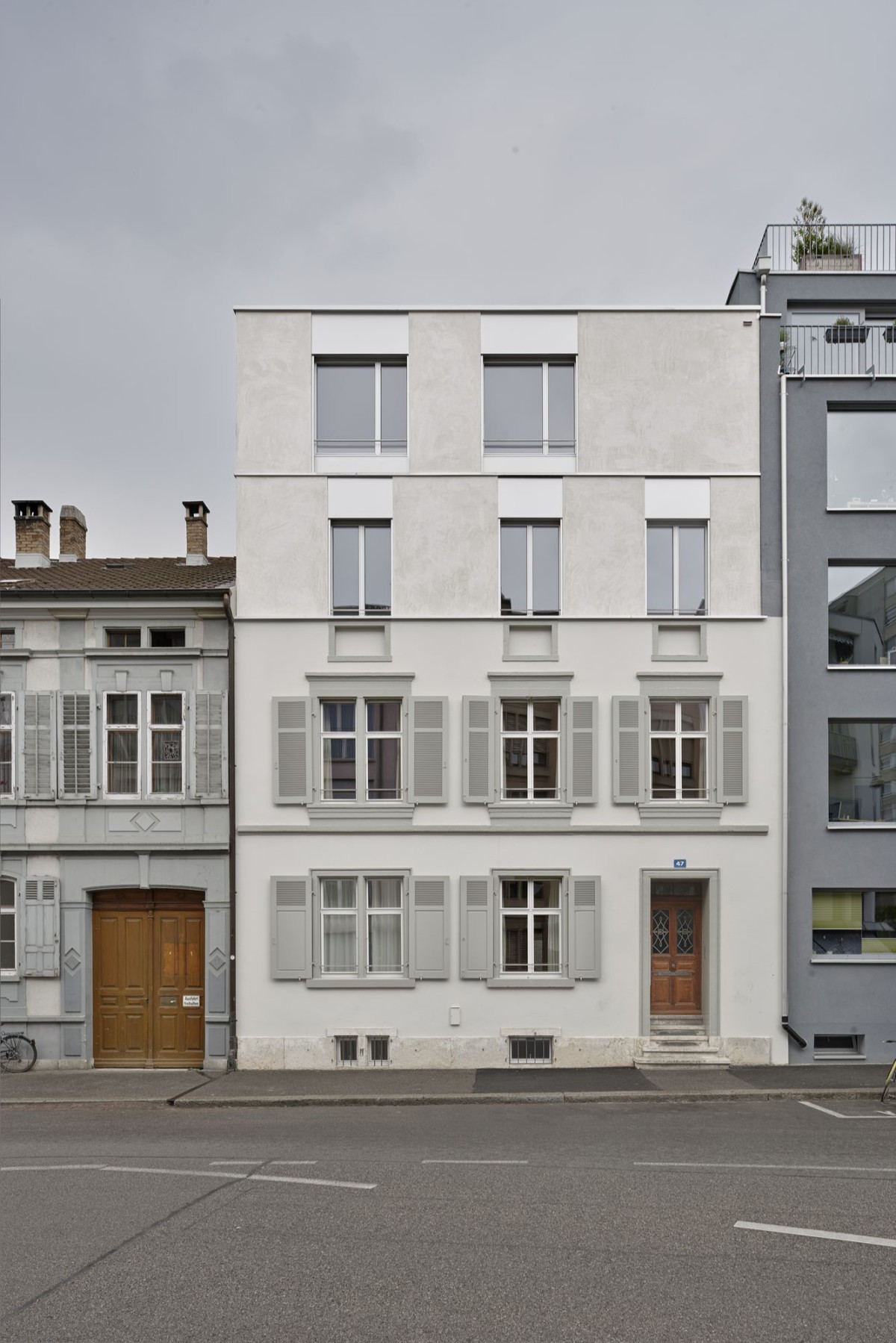 sabarchitekten . Renovation and extension of a townhouse . Basel  (1)