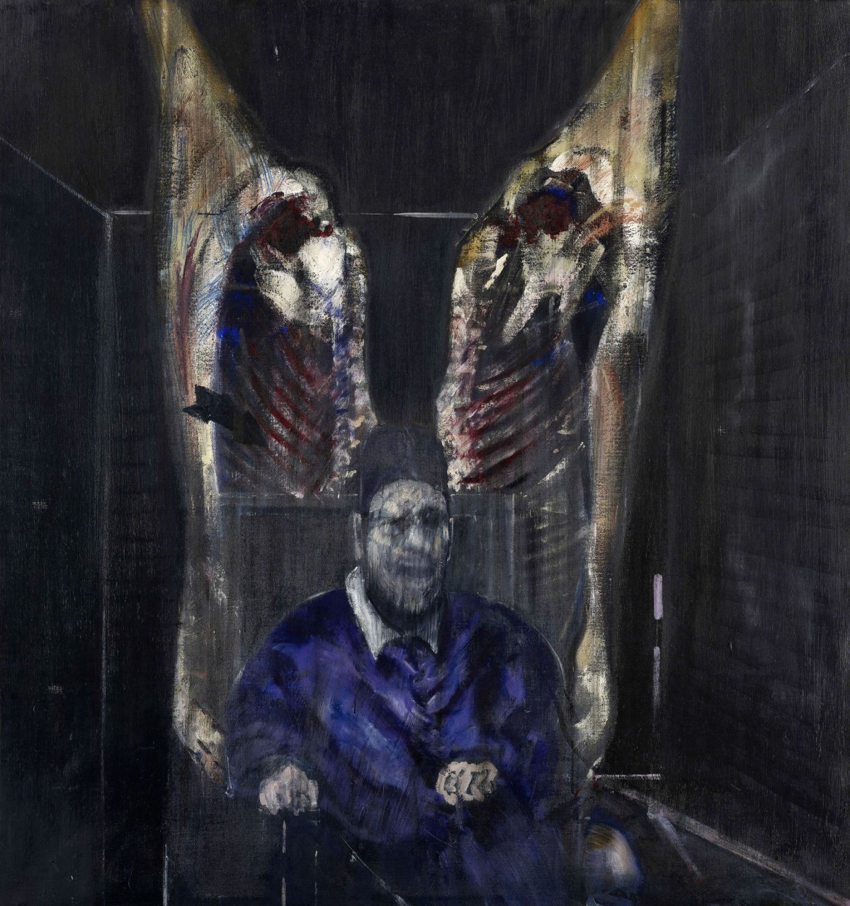 Francis Bacon . Figure with meat . 1954