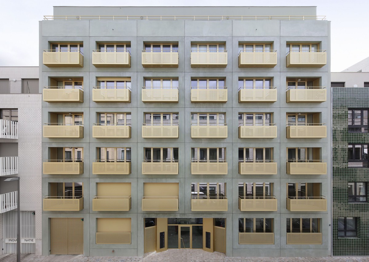 Meta Architectuurbureau . Cadix Housing Complex . Antwerp (1)