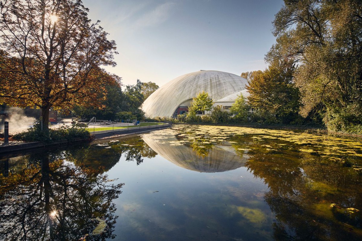 Frei Otto . Multihalle pavilion . Mannheim (1)