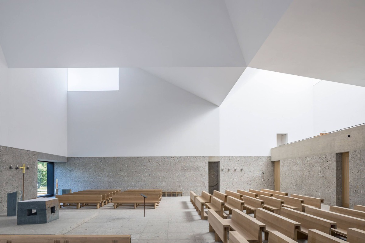 meck architekten . Seliger Pater Rupert church complex . Poing (7) | a ...