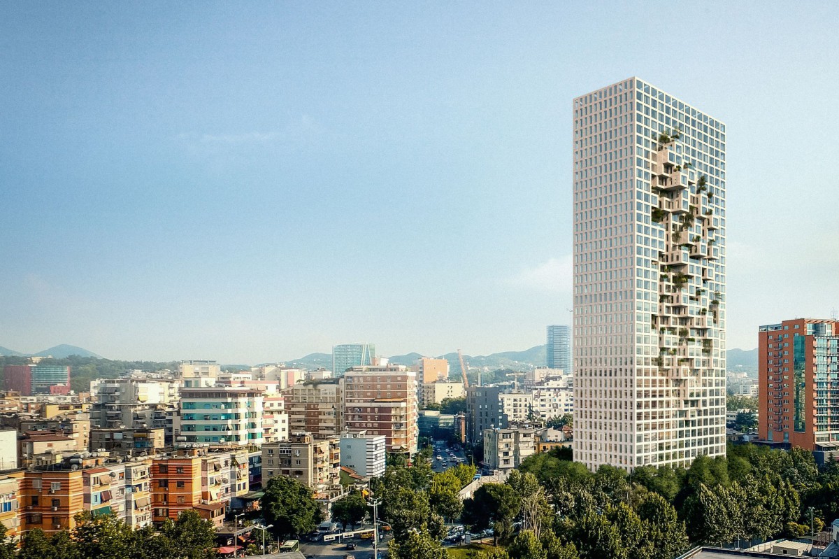 MVRDV . Downtown One . Tirana afasia (1)