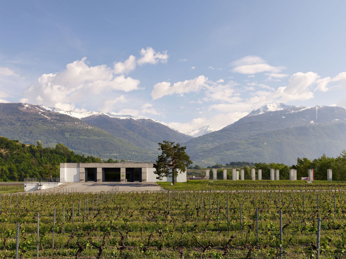 Peter Märkli . Fin Bec winery . Valais afasia (1)