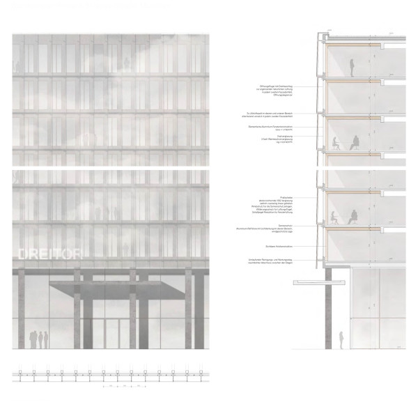 david chipperfield . richard-strauss-straße office building . munich ...