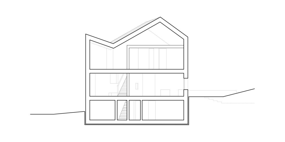 bergmeisterwolf architekten . Pleated B Villa . Aldrans afasia (21) | a ...