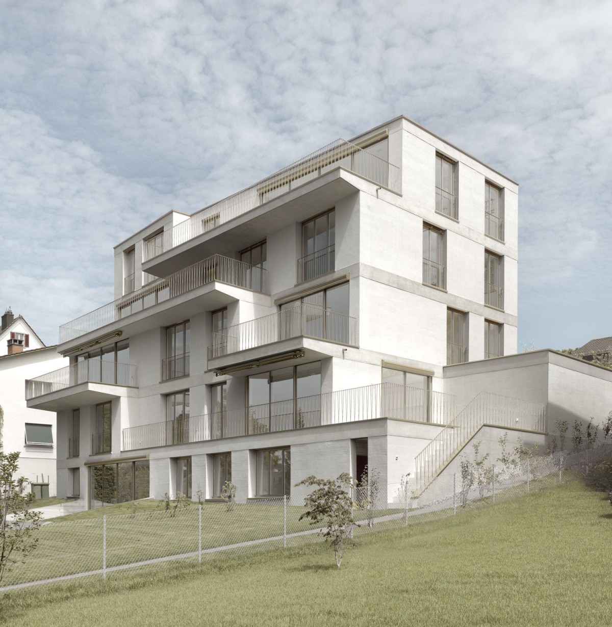 Mathis Kamplade .  Apartment building . Feldmeilen  afasia (1)