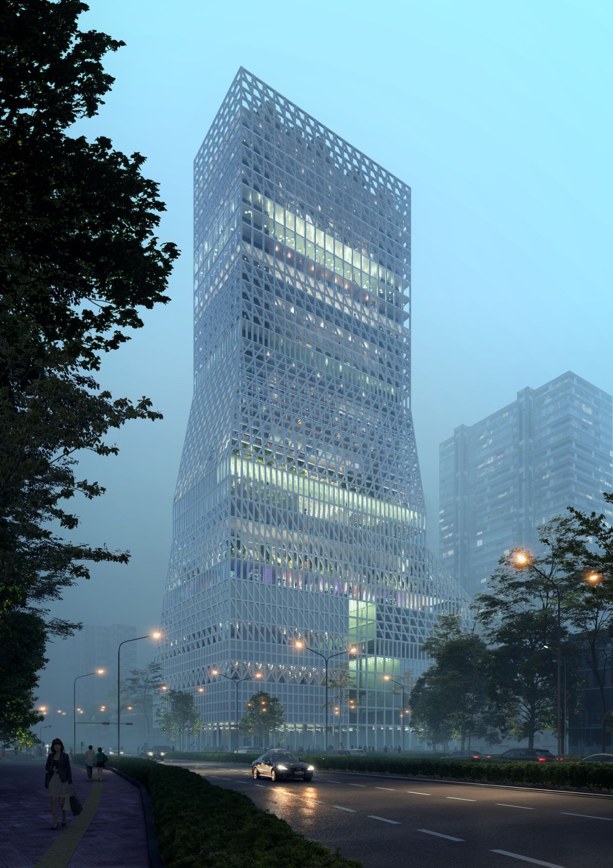 afasia Mecanoo . Futian Civic Cultural Centre . Shenzhen (1)