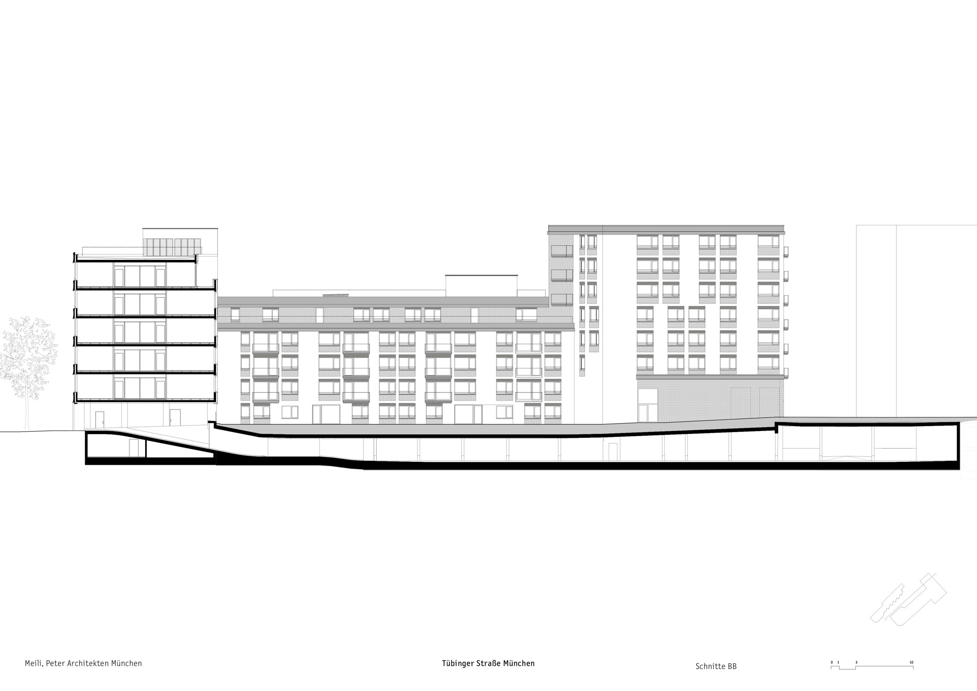 Meili, Peter Architekten . BA1 HANSASTRASSE . Munich afasia (26) – a f ...