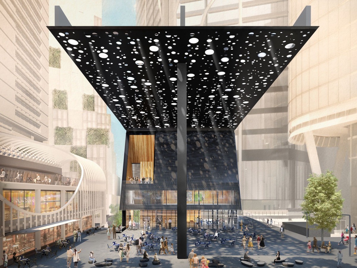 David Adjaye . George Street public plaza . Sydney afasia (1)