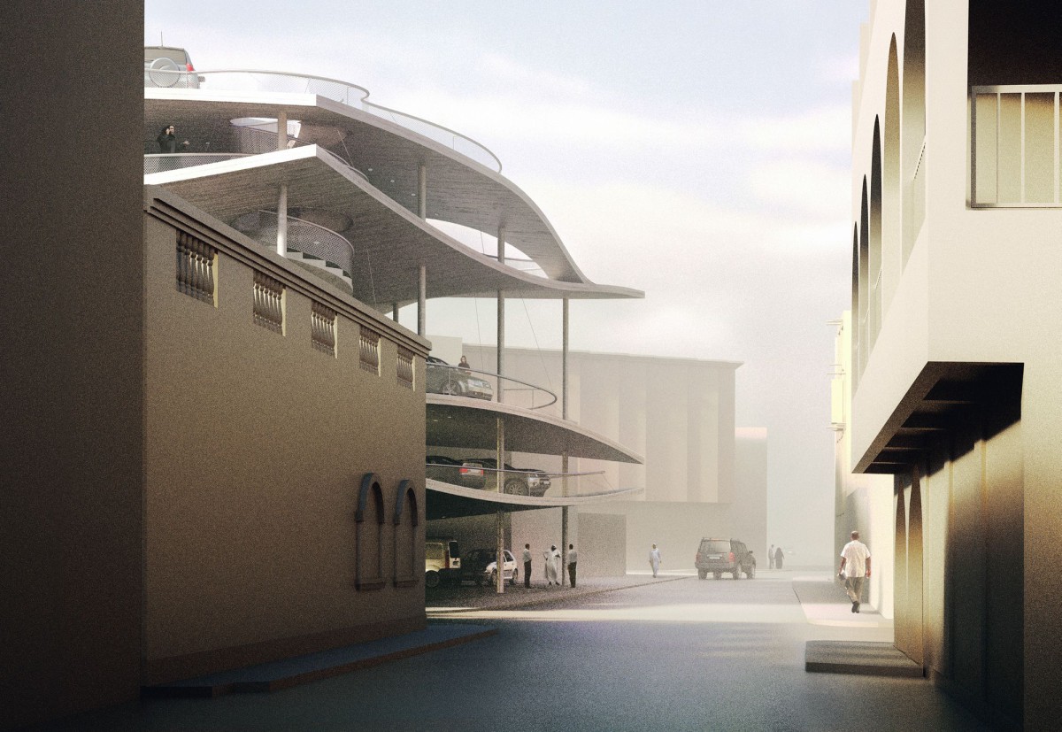 CHRISTIAN KEREZ . MULTISTORY PARKING FOR THE PEARL PATH . muharraq afasia (1)