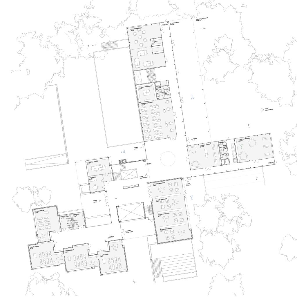 SUJETS OBJETS . EXTENSION OF THE BELVÉDÈRE SCHOOL . GENEVA Pan Hu ...